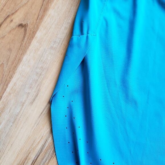 🔺️Avia Blue Hi-Low Athletic Short Sleeve Top - Picture 5 of 10